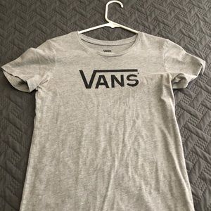 Grey vans shirt size medium never worn